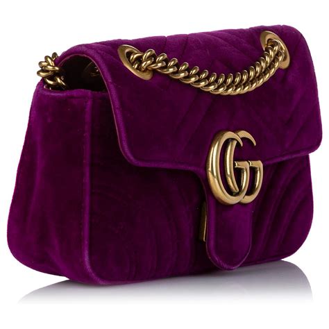 gucci sac velours|sac marmont Gucci.